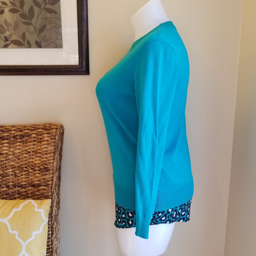Michael Kors | Blue Sweater Top - Picture 3 of 7